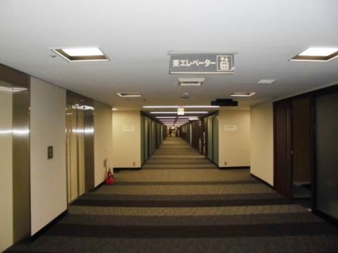 基準階、廊下