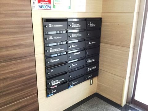 1階、メールBOX