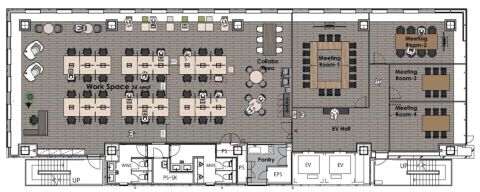 フロア室内レイアウト ①